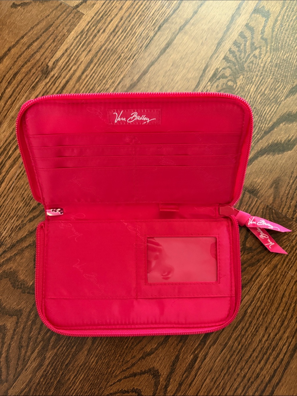 Vera Bradley Raspberry Fizz Zip-Around Wallet - Picture 3 of 3